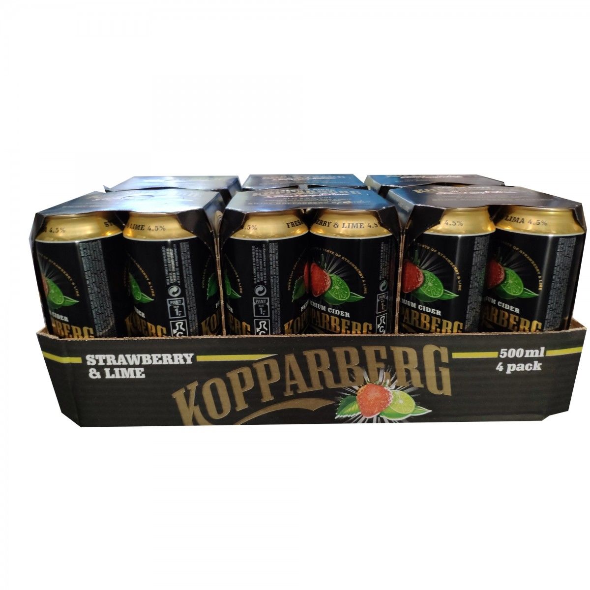 Cidra Kopparberg Morango/Lima Lata 50 Cl (Pack 24) 79781