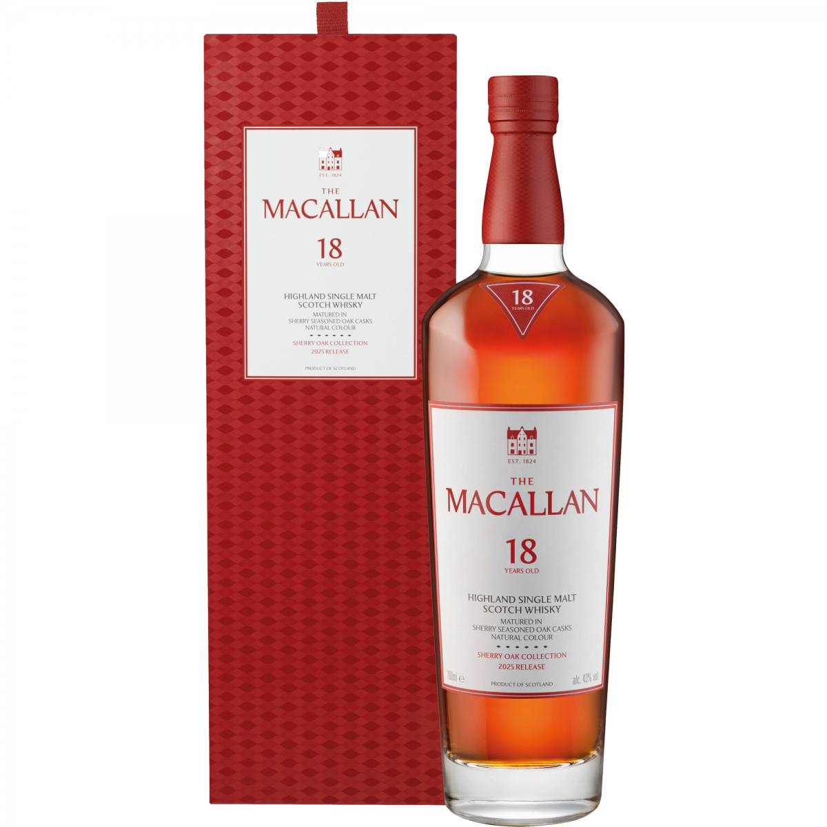 Whisky Malt Macallan Sherry Cask 18 Anos 70 Cl - 01667