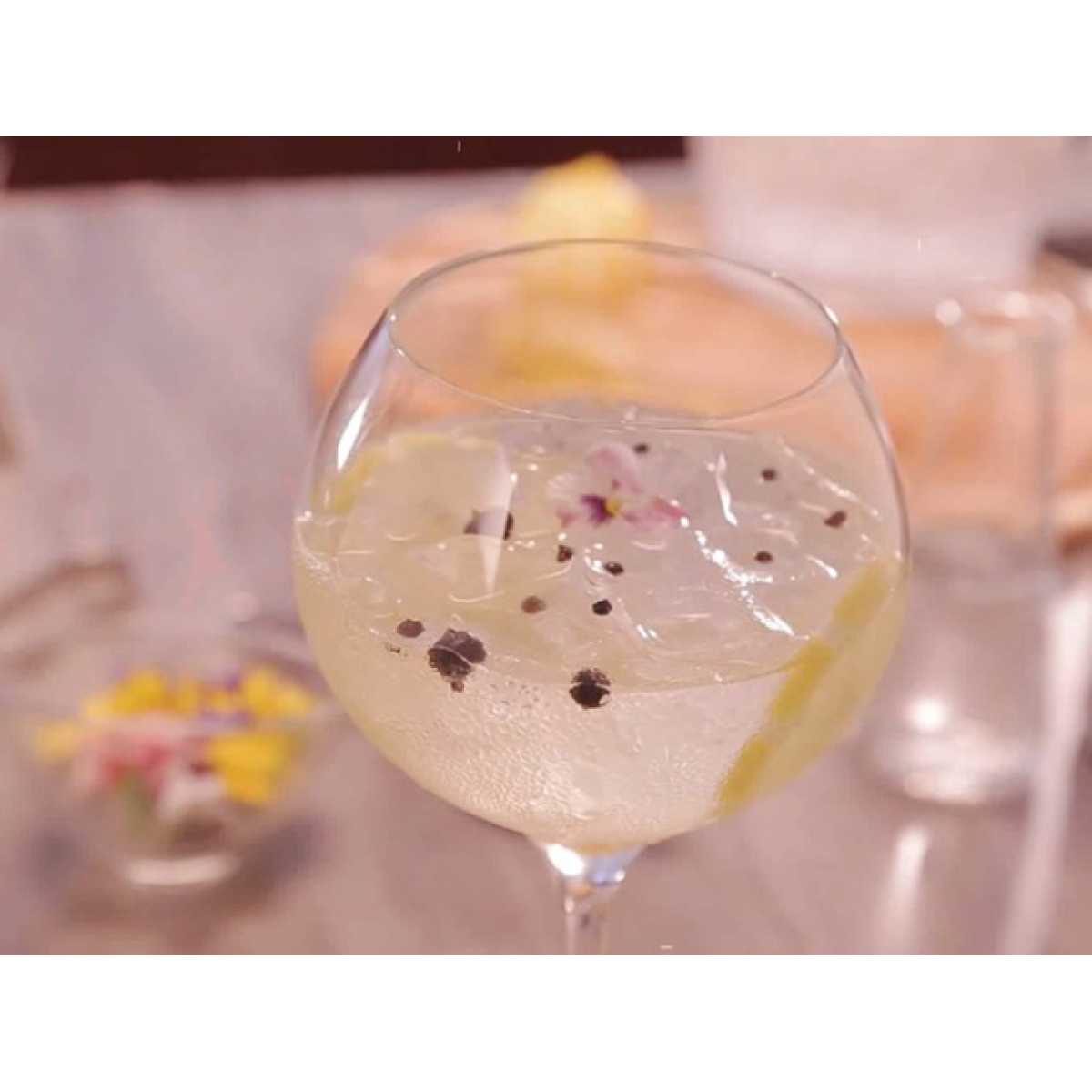 Yuzu Gin and Tonic with Le Fruit de MONIN Yuzu Garrafeira Soares